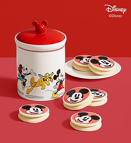 Disney’s Mickey Mouse & Friends Cookie Jar with Cookies